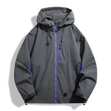 Chaqueta cortavientos impermeable unisex LNGXO para deportes al aire libre, cortavientos de una capa para hombre y mujer, impermeable para senderismo, escalada y trekking