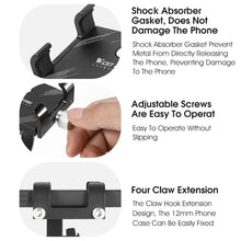 WEST BIKING Cycling Phone Holder Lightweight Aluminum Alloy Bike Handlebar Phone Bracket Phone Mount MTB Road Bike Accessories