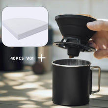 YRP Coffee Filter Reusable Silicone Camping Coffee Cup Filter Paper Dripper Barista Tools Brewing Funnel Filter Cup1-2Cups