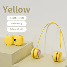 Lenovo Neck-Worn Fan Portable Wearable Personal Fan USB-Charged With 5 Speeds Foldable Cooling Fan for Students Children