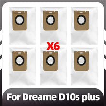 Compatible for Dreame D10s Plus Robot Vacuum Main Side Brush HEPA Filter Mop Pad Dust Bag Replacement Spare Parts Accessories
