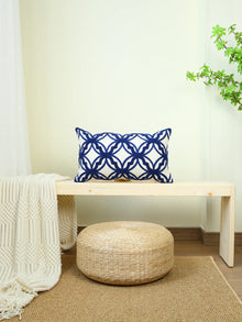 1pc, Solid color geometric pillow cover cushion cover three-dimensional cushion cover embroidery headboard sofa pillow cover