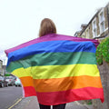 90x150cm Colorful Rainbow LGBT Flag Gay Pride Peace Flags  Homosexual Philadelphia Philly Lesbian Flag