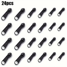 6/12/24pcs, universal design and various sizes of instant zipper repair kit, DIY sewing zipper repair kit, zipper replacement