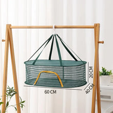 Folding Food Drying Net Anti-mosquito Folding Dry Rack Hanging Basket Herb Drying Net Hanging Basket Dryer Bag For Plants Fruit