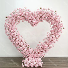 Red Heart-Shaped Artificial Rose Arrangement for Wedding and Proposal Decor - image 3