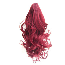 Long Hair Bun Wig Ponytail High Temperature Silk Fiber Clip 17 Inch Natural Looking Wig Fashion Elegant Long Hair Daily Curl Wig