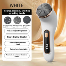 Electric foot grinder, home automatic foot grinder for removing dead skin, removing calluses, beautifying feet and repairing fee