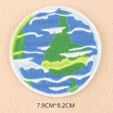 UFO Alien Rocket Space Patch for Clothing Punk Embroidered Patches On Clothes DIY Parches Applique
