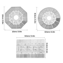 1Pc Coffee Powder Grinder Thickness Comparison Card Grinding Reference Scale Accurate Measurement Coffee Accessories