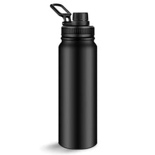 Termo de acero inoxidable 304, botella portátil de doble pared, taza de viaje, termo al vacío, vaso aislado, botella de agua de 600/800/1000 ml