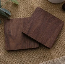 1pc, Wooden Coaster, Teacup Mat, Coffee Mat, Household Insulation Mat, Restaurant, Coffee Shop, 3.45 X 3.45 X 0.4 Inches