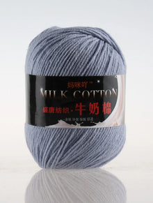 1Pc 50g Milk Cotton Knitting Yarn Crochet Yarn Hand Knitted Line DIY Knit Sweater Scarf Hat sock blanket amigurumi threads 120M