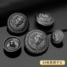 Vintage Gold Metal Shank Buttons, 10 Pcs Round Buttons for Suits and Coats - image 14