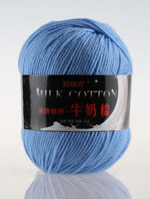 1Pc 50g Milk Cotton Knitting Yarn Crochet Yarn Hand Knitted Line DIY Knit Sweater Scarf Hat sock blanket amigurumi threads 120M