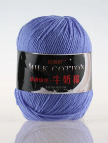 1Pc 50g Milk Cotton Knitting Yarn Crochet Yarn Hand Knitted Line DIY Knit Sweater Scarf Hat sock blanket amigurumi threads 120M