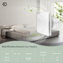 KCvents Wall Mount Exhaust Fan 100/150 mm Reversible  with Remote Control for Bathroom, Kitchen, Home, Attic Ventilation Fan
