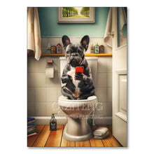 Dog Diamond Painting Cat Toilet Cartoon Diamond Mosaic Animal Full Round/Square Drill Embroidery Funny Bathroom Wall Decor Art