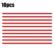 Car Front Hood Reflective Sticker Grille Moulding Red Decoration Strip Sticker Waterproof Car Exterior Reflective Sticker Decals