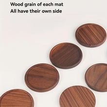 1pc, Wooden Coaster, Teacup Mat, Coffee Mat, Household Insulation Mat, Restaurant, Coffee Shop, 3.45 X 3.45 X 0.4 Inches