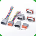 Conector eléctrico automotriz impermeable de 12 pines macho y hembra, arnés de cables tipo pigtail para DT04-12P-L012 DT06-12S DT04-12P