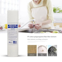 Waternoble 10 Inch 1 / 5 Micron PP Cotton Sediment Water Purifier Front Filter Cartridge Replacement for Reverse Osmosis System