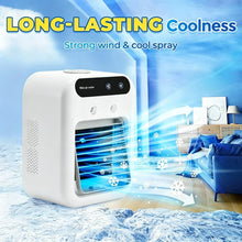 Mini Mute Air Conditioning Fan Portable Desktop Air Cooler with Humidification USB Rechargeable for Household Home Office