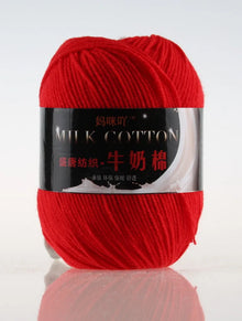 1Pc 50g Milk Cotton Knitting Yarn Crochet Yarn Hand Knitted Line DIY Knit Sweater Scarf Hat sock blanket amigurumi threads 120M