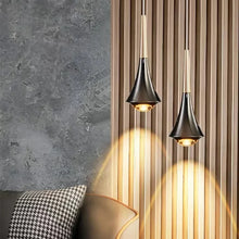 Led Pendant Light Bedroom Bedside Pearl Black Hanging Lamp Hotel Decoration Spotlight Home Indoor Decoration Ceiling Chandeliers