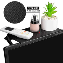 Adjustable TV Screen Top Shelf Computer Monitor Desktop Screen Top Storage Rack TV Media Box, Router Shelf Rack Home Organizer