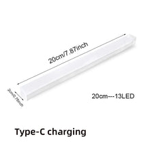 Motion Sensor Lamp Night Light Wireless LED USB Type C Rechargeable Lamp for Kitchen Cabinet Bedroom Wardrobe Staircase Lighting