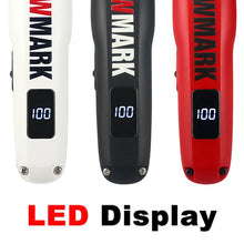 WMARK NG-1205 Hair Trimmer for Men DLC T-Blade 7000RPM LCD Display Finishing Machine Cordless Low Noise Professional Barber