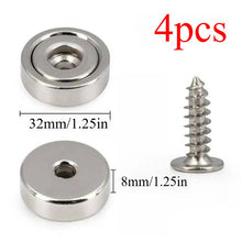 A16/A20/A25/A32 disc magnets with screw hole, ultra-strong grip, versatile for kitchen, workshop, notice boards, pantry storage