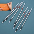 5-20pcs Fabric Leather Marker Water Erasable Pens Leather Silver Refill Pen Mercury Refillable Pen For Patchwork Leather Mark