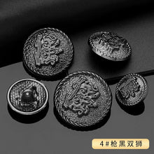 Vintage Gold Metal Shank Buttons, 10 Pcs Round Buttons for Suits and Coats - image 15