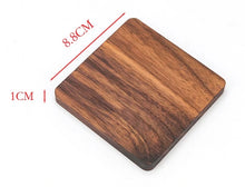 1pc, Wooden Coaster, Teacup Mat, Coffee Mat, Household Insulation Mat, Restaurant, Coffee Shop, 3.45 X 3.45 X 0.4 Inches