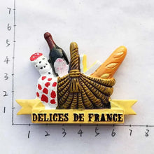 France Tourist Souvenir Fridge Magnets Corsica Cannes Nice Alsace Menton French Magnetic Stickers Decoration Travel Gifts