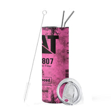 20oz Engine Oil Filter Stainless Steel Vacuum Insulated Tumbler Cup with Straw Engineer Gift for Cold Hot Drink Flask Reusable