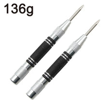 2pc Spring Type Automatic Center Punch Locator Glass Striker Window Breaker Punch Centering Punch Punch Tool