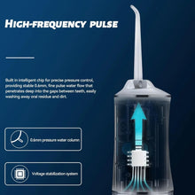 Electric oral irrigator 3 Cleaning Modes USB Rechargeable Waterproof IP65 Oral Irrigator 4 Nozzles Portable Dental Irrigators