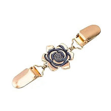 Fashion Sweater Shawl Clips Vintage Cardigan Collar Clip Dress Shirt Cape Cloak Cinch Closure Brooch for Women Clothing Wearing