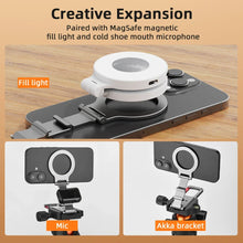 Soporte magnético para teléfono con mosquetón Flymile para accesorios de iPhone 18 Pro Max, 17, 16, 15, compatible con trípode MagSafe