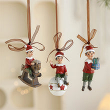 Vintage Hand-Painted Resin Christmas Ornament, Bear, Bell, Tree and Pegasus - image 5