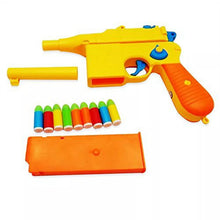 Hot 2025 Mauser C96 Toy Gun with Soft Bullets - 7-Round Ejectable Magazine & Removable Shell for Tactical Role Play Shooting Toy