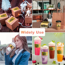 3PCS Holographic Laser Thermal Stickers Colorful Transparent Self-Adhesive Labels,Suitable for Mini Portable Printer, 57mm X 2.5