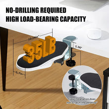 Computer Arm Rest For Desk Adjustable Ergonomic Wrist Rest Support For Keyboard Armrest Extender Rotating Mouse Pad Holder
