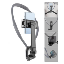 FULL-Neck Mount Phone Clip POV Phone Neck Holder Selfie Stand For Iphone 15 14 13 12 11 10 HUAWEI XIAOMI Phone Accessories