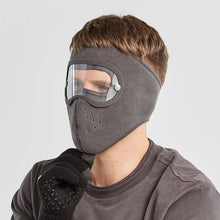 Máscara facial completa a prueba de viento y polvo para ciclismo y esquí, transpirable, con protección ocular, gafas antivaho de alta definición y capucha.