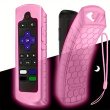 1/2/3 piece of luminous silicone universal remote control set with hanging rope suitable for TCL Hisense Roku TV remote control