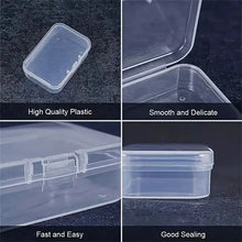 30 Square PP Plastic Storage Boxes with Lids - 2-5inch Semi-Transparent Organizing Containers, Suitable for Jewelry
